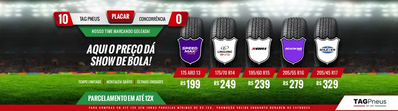 Ofertas de Pneus e Rodas em Samambaia DF